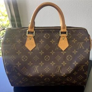 LOUIS VUITTON SPEEDY 30 HANDBAG MONOGRAM CANVAS